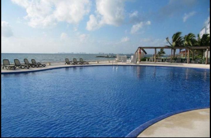 Relaxing Beachfront Loft Leilighet Cancún Eksteriør bilde